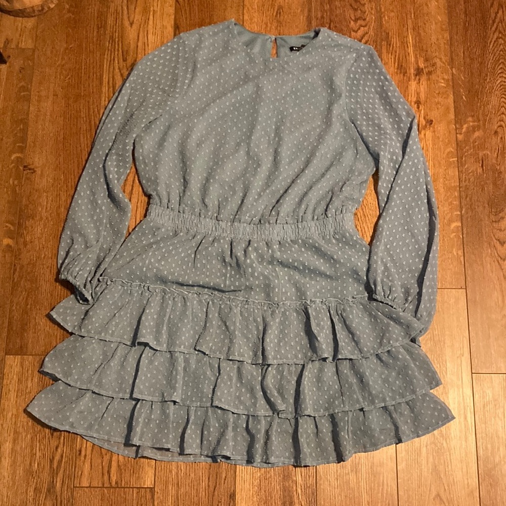 Express polka dot dress.
